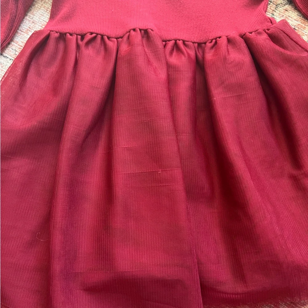 Old Navy Red Toddler Girl Tutu Dress Size 2t